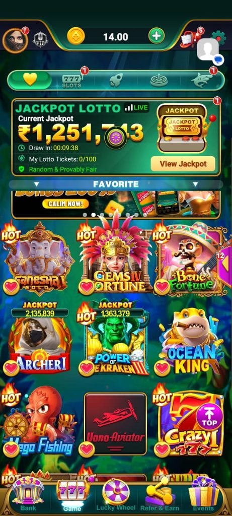 Slots spin