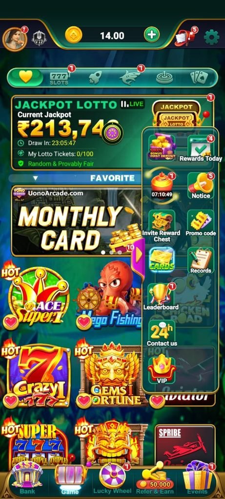 YONO ARCADE